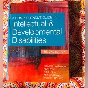 Hard cover book A comprehensive Guide to Intellectual Developmental Disabilities